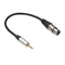 Xlr 3Pin Female To 3.5Mm 1/8 Inch Trs Male Connector Audio Adapter Cable fo