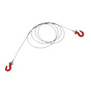 1/10 RC car Crawler Steel Tow Rope with Hooks for SCX10 Wraith Axial D90 To