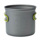 DS-101 Outdoor Camping Cookware Set Portale Green Handle Tableware Pot
