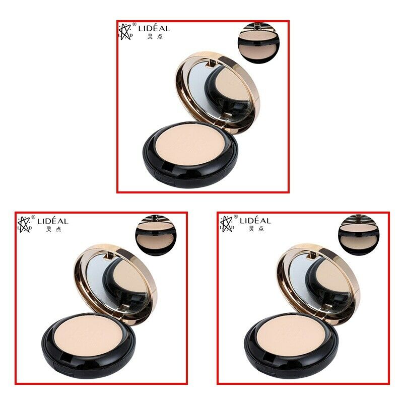 Lideal Luxury Makeup Mineral Foundation Double Layer Waterproof Whitening B E6H5
