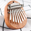 8 Keys Wood Mini Kalimba Thumb Piano Finger Musical Instrument Kids Gifts