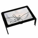 Ultrathin A4 Full Page Large PVC Magnifier 3X Foldable Magnifying Glass Lou