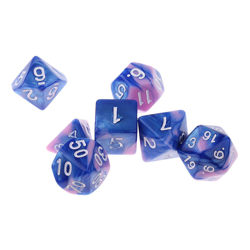 14x Polyhedral Dice Set for  D20 D12 D10 D8 D6 D4 Die