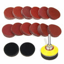 1X(120Pcs 2 Inch Sanding Discs Pad With 1/4 Inch Shank Backer Plate And 2Pc