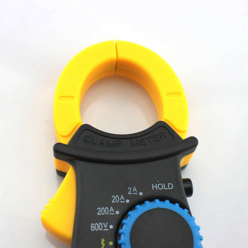 Electric LCD Digital Clamp Multimeter AC-DC Volt Ammeter Black