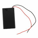 2 Pcs 3 x AAA 4.5V Battery Holder Case Box Wired ON/OFF Switch w Cover N2D3