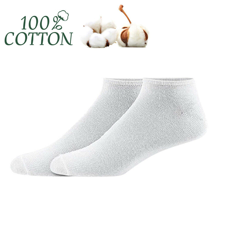 6 Pairs Solid Casual Cotton Breathable Invisible Crew Socks (3-color Mixed) A