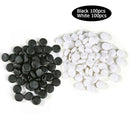 200pcs Flat Adjustment Buckle Beads Plastic Cord Plug Elastic Cord Stopper A