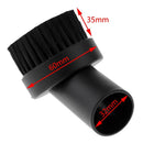 Universal Bristle Vacuum Cleaner Round Brush Connector Head-32mm Dia.- Long