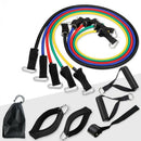 11pcs  Bands Set Pull Rope Home Gym Workout Fitness Elastic Exercise