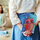 DIY Diamond Painting Owl Printed Valentine Birthday Gift Blessing Greeting Cards