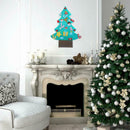 DIY Diamond Painting Window Stickers Christmas Tree Shape Wall Decals Decor