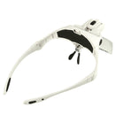 5 Lens Adjustable Loupe Headband Magnifying Glass Magnifier with LED