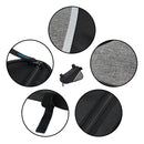 Bicycle Bag MTB Road Bike Front Tube Frame Pouch Cycling Equipment (Grey)