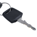 Universal Motorcycle Motorbike Bike Helmet Lock Hanger Hook & 2 Keys Set Bl