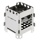 Portable Camping Wood Stove Backpacking Folding Lightweight Pocket Stove Ou H3E4