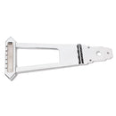 6 String Archtop Guitar Trapeze Tailpiece Bridge Guitar Accessory Chrome New