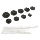 9in1 Front Lens Centre Pinch Snap-On Hood Cap Cover For DSLR SLR Cameras