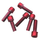 24Pc M5x18 Carbon Steel Bike Disc Brake Caliper Bolts Fixing MTB Rod Bike Screws