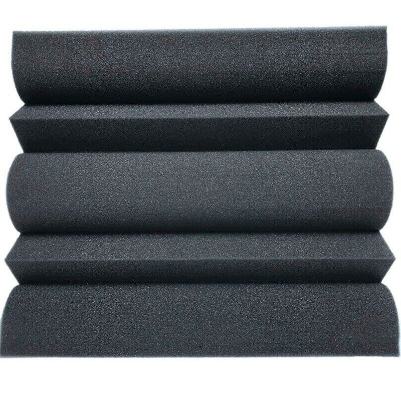 4 pcs Corner Bass Trap Acoustic Panel Studio Sound Absorption Foam 12*12*24