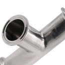 1.5Inch 38Mm Sanitary Tri Clamp 3 Way Tee 304 Stainless Steel Sanitary Ferr F8X5