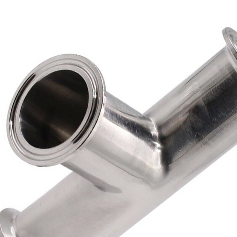 1.5Inch 38Mm Sanitary Tri Clamp 3 Way Tee 304 Stainless Steel Sanitary Ferr F8X5