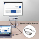 USB 3.1 Type C to DB15 VGA Adapter 1080P Converter Cable for Laptop Phone A