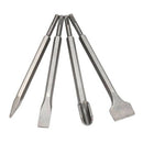 4PCS SDS Plus Chisel Set Flat Groove Bit Hammer Drill L3F5
