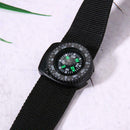 2pcs Belt Buckle Compasses for Outdoor Hiking Camping Emergency Survival