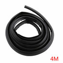4M Car Door Window Trim Edge Moulding Rubber Noise Weatherstrip Seal Strip Black