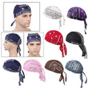 Turban Hat Chemo Cap Durag Muslim Beanie Hair Loss Headscarf Cover Hat Red