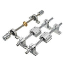 15Pcs 400Mm Optical Axis Guide Bearing Housings Linear Rail Shaft Support S