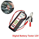 Car Motorcycle Digital Battery Tester Alternator Load 12V Vehicle 6LED DisplayOZ