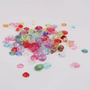 100pcs Assorted Colors Acrylic Buttons Sewing Scrapbooking DIY Craft Buttons