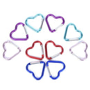 10Pcs Outdoor Ring Shape Carabiner Key Chain Clip Hook Lock Buckle Climb C BX
