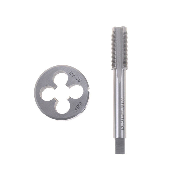 1/2"-28 tap & die set titanium coated right hand thread hand tap cutting too Gw