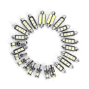23pcs T10 BA9S Festoon LED Car Interior Dome Light License Plate Lamp Bulbs SN9F