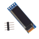 iic i2c 0.91" 128x32 blue oled lcd display module 3.3v 5v for arduino ï¼W