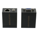 60mVGA Signal Extender Over CAT-5e/6 Cable Video Booster TransmitterReceiver