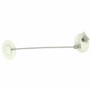 Aluminum Alloy Door Window Lock Child Safety Door Security Lock (White) A