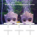 10pcs Aquarium Air Pump Line Tubing Joint Tee-Connectors Water Pipe Adapter