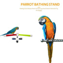 Parrot Shower Rack 4 Sucker Folding Bird Stand Platform Stick Pet Products