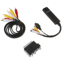 Video Cassettes VHS to DVD Convert Digitizing USB Adapter PC Lapt&+