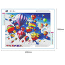 5D DIY Full Drill Diamond Painting Hot Air Balloon Cross Stitch Embroidery