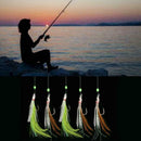5pcs Fishing Lures Flasher Rigs Fish Skin Bait Catching New Fishing Rigs T4E2