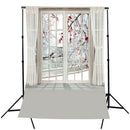 3x5FT Photography Backdrop Blossom Flower Window Curtain Studio Photo Backg