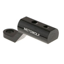 Motorcycle Scooters 7/8" 22mm Rearview Handlebar Mirror Riser Clamp Black