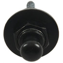 Strap Lock Straplocks Round Head for Electric Guitar Bass Black T3D2