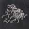 40X Chain Strap Holders Rubber Loop Ends Clear Eye Glasses Spectacle Supplies  Z