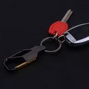 Stylish Metal Car Key Rings Alloy Chain Heavy Duty Gift Keyring Keychain Holder